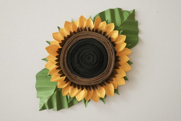 Download Paper Sunflower Card - Flower Collection