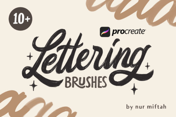 Download Procreate Lettering Brushes - Premium Resources