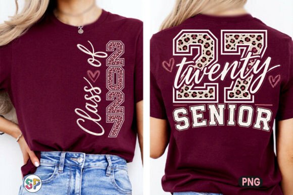 Download Class of 2027 Senior Leopard Print Shirt - Shirt Collection