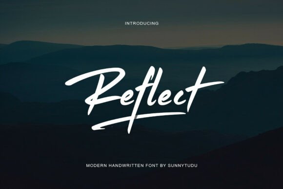 Download Reflect Handwritten Font - Handwritten Collection
