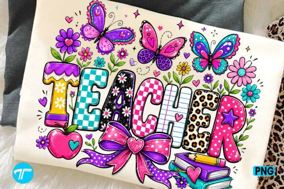 Download Preppy Teacher School Floral Shirt Png - Shirt Collection