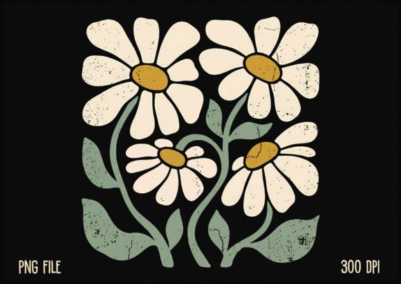 Download Vintage Daisy Flower Shirt - Flower Collection