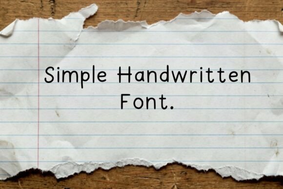 Download Simple Handwritten - Handwritten Collection