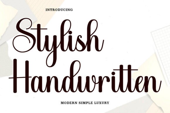 Download Stylish Handwritten - Handwritten Collection